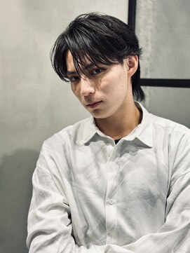 ロンドオム 池袋(Lond Homme) men's/メンズ/ブルーブラック/フェザーパーマ/ダウンパーマ/池袋