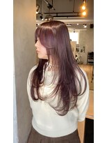 フォート(FORT)&nbsp;レイヤーカット　ピンクブラウン