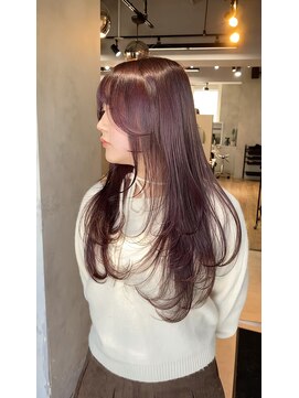 フォート(FORT) レイヤーカット ピンクブラウン