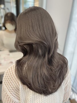 フォンズ(FONS) 透明感グレージュカラー/寒色カラー/赤味なし艶カラー/表参道