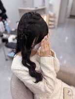 ヘア サロン クラン ソア 心斎橋店(hair salon clan soar)&nbsp;編みたらしリボン