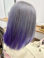 ランプ(Lamp) くびレイヤー グレーベージュ 白髪染め 白髪ぼかし 髪質改善