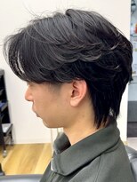 ナム 我孫子(NAM)&nbsp;フェザーパーマ／ニュアンスパーマ／韓国マッシュ／我孫子/men's