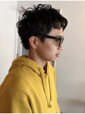 men's/カジュアルスパイキーショート.ショートパーマ.ピンパーマ
