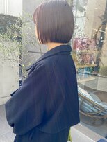 クラム(clam.)&nbsp;【clam./窪田】大人可愛いミニボブ/切りっぱなしボブ/髪質改善