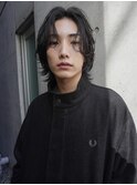 ニュアンスパーマ センターパート スパイラルパーマ フェザー