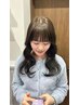【社会人&学割U24】似合わせカット+透明感カラー ¥7562円