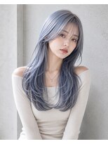 エリス ナンバ(Eliss Namba)&nbsp;ホワイティーブルー×ロングレイヤー