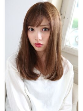 ヘアー ソムリエサロン ベルラ(Hair sommelier salon Bella) ～Ｂｅｌｌａ～大人可愛い×シースルーゆるストレートロング