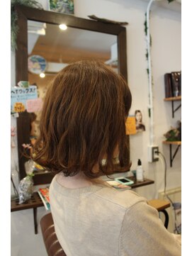 ヘアー ド ブラン(Hair de Brun) ☆外ハネ春スタイルボブ☆