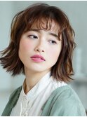 毛先のハネで人気のボブ★20代30代50代 髪質改善