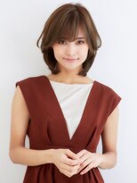 フォンズ(FONS)&nbsp;王道ひし形シルエット_ツヤカール_小顔に見せる為の３D前髪