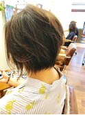 前下がりショートボブ
