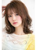 エアリーなひし形ミディアムレイヤー