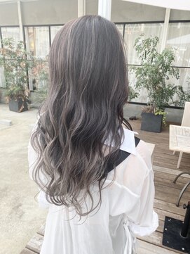 チェレ ロッソ 金剛店(Chere rosso) 透明感ハイライト×髪質改善×オリーブベージュ