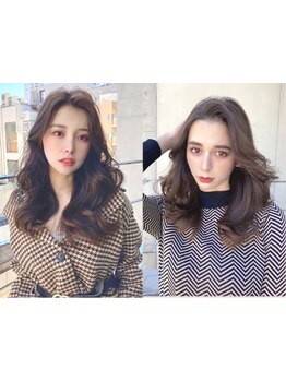 韓国風小顔カット+スキャルプヘッドスパ\5,980◆顔周りの絶妙なカットで作る黄金バランス[麻布十番/六本木]