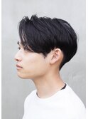 メンズカット「センターパートパーマ」