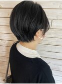 ハンサム刈り上げボブ