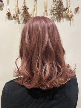 シャンプーボーイ セントラル 博多(SHAMPOO BOY central) ピンクベージュ