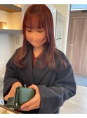 暖色カラー×顔まわりcut