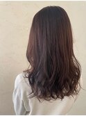 フェミニン/ピンクブラウン/ゆるふわロング[元町/石川町]