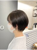 丸みがかわいいショート