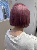 ペールピンクボブ