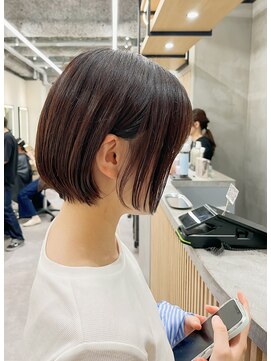 ロンドプロフィール 浦和(Lond profil) 【ワンランク上のボブ】切りっぱなしショートボブ【浦和】