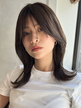 ガーデン オオタカノモリ(garden otakanomori) 小顔似合わせカット×大人可愛いくびれミディアム×透明感カラー