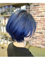 アートアンドヘアーデザイン ダイアリー(Art Hair design Diary) 【Diary】 ブルーブラック×ショートスタイル