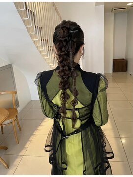 ヘアカロン 熊本下通店(Hair CALON) ヘアセット前髪カットトリートメントダブルカラーインナーカラー