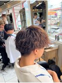 メンズマッシュ/波巻きスパイラルパーマ