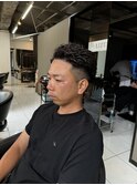 極道パーマ スパイラルパーマ フェードカット 海老名メンズ