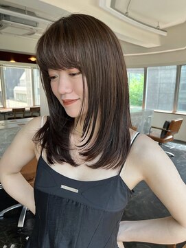 ガーランドギンザ(Garland Ginza) セミロンググレージュブラウン艶感