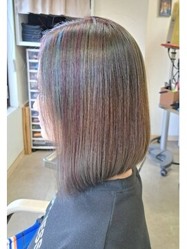 ヘアデザイニング ズーム 飯田橋店(hairdesigning Zoom) 20代30代:メッシュカラー《トワイライト》