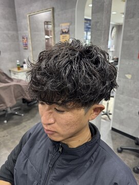 ミオ(Mio) 滋賀/南草津/メンズ美容室/波巻きツイストスパイラルパーマ