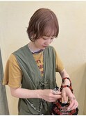 【snuw_ayano】ミルクティーベージュ/ブリーチ/透明感カラー