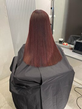 キング 高槻(K!ng) 縮毛矯正髪質改善ハイライトレイヤーカット高槻美容室エクステ