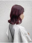 黒髪ボブルフネビージュ小顔ワンレンスペインカール