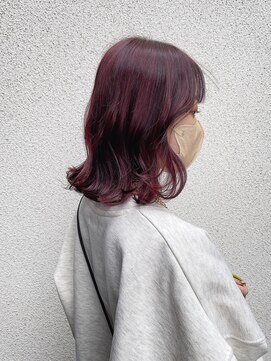 ニュイ 高槻 阪急茨木店(nui) 黒髪ボブルフネビージュ小顔ワンレンスペインカール