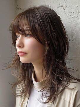 レヴ 草加店(LEV.) イメチェン　外ハネ　ボブ　美髪　ワイドバング　ブルーブラック