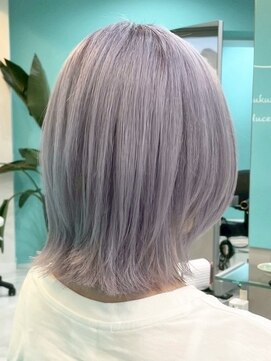 ユー イケブクロ(u Ikebukuro) ラベンダーアッシュ/パープル/シルバー/クラゲヘア/ダブルカラー