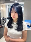 池袋 レイヤーカット 韓国ヘア 顔まわりカット