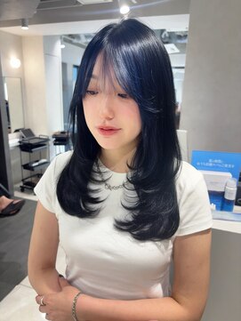 ユーフォリア 池袋東口駅前店(Euphoria) 池袋 レイヤーカット 韓国ヘア 顔まわりカット