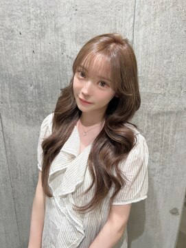 ジーナ 渋谷本店(Zina) 大人気ヘーゼルベージュ×韓国風ヨシンモリ【Shion】