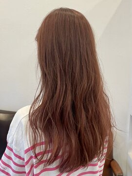 ボタンヘアー 日吉(BoTaN HAIR) チェリーレッド/ピンクレッド/ゆる巻ロング/無造作ロング/日吉