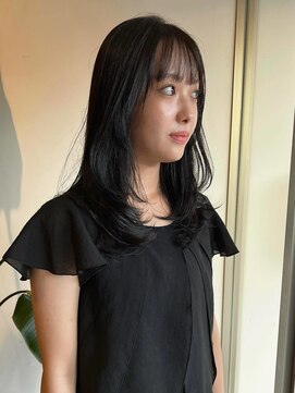 美容室 アイディー i-dee 上品レイヤー×グレージュ