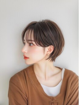 美髪 ヘアサロン(美髪 Hair salon)の写真/忙しい30代ママへ！朝5分でキマる【若見えショート】と、モデル級の小顔みせカット。