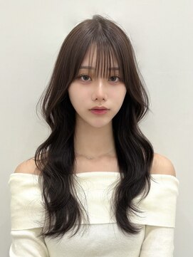 パルス ヨコハマ(PULSE yokohama) 横浜ミディアム韓国レイヤーロングハッシュカットくびれヘア