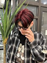 サラ 山口店(SARA)&nbsp;アンブレラカラー/メンズデザインカラー/センターパート/